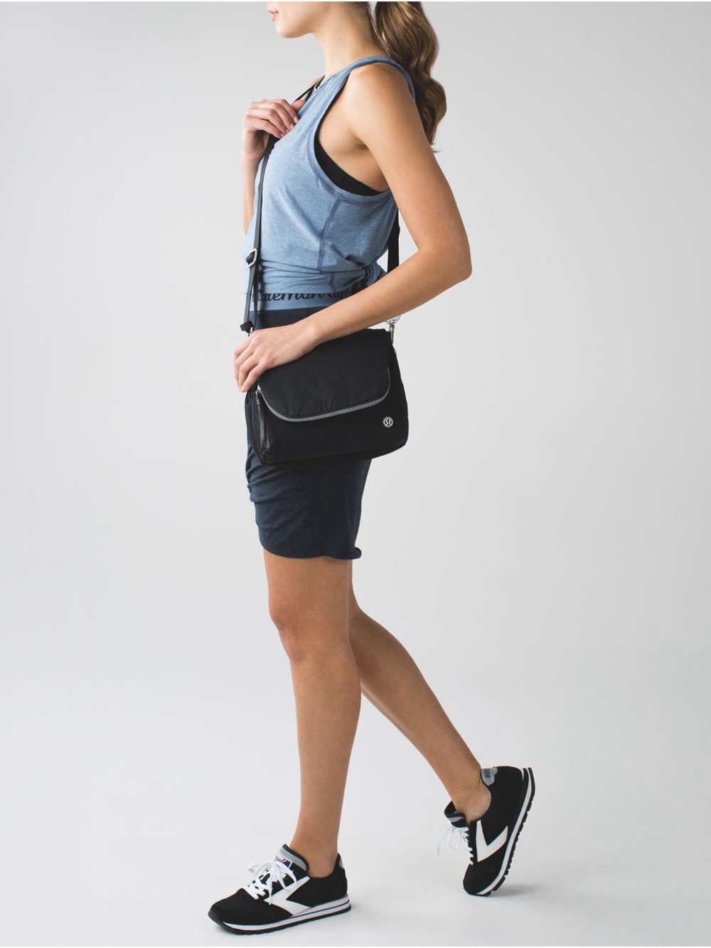 Lululemon Party Om Bag Black Crossbody Shoulder Bag -